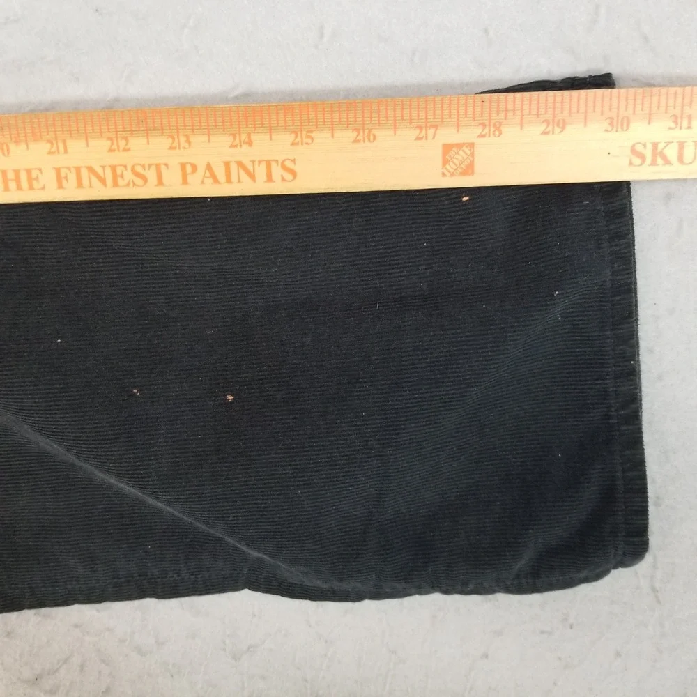 Banana Republic Pants Mens 34x30 Black Corduroy Straight Fit 100% Cotton Cords